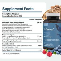 Dr. Fuhrman elderberry blend image highlighting antioxidants and prebiotic support