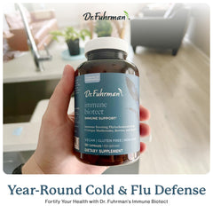 Dr. Fuhrman pills close-up emphasizing capsule form and daily dose convenience