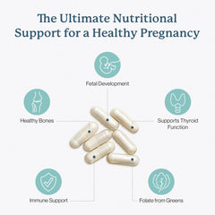 Dr. Fuhrman Prenatal bottle label shows no synthetic folic acid and rich B12.