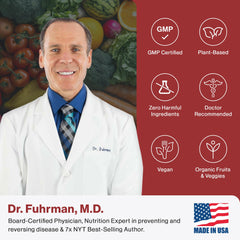 Ingredient panel of Dr. Fuhrman UT Biotect showing PACs and D‑Mannose.