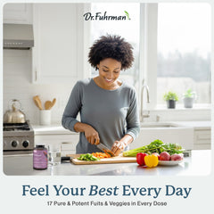 Vegan gluten free Dr. Fuhrman Women's Multivitamin supports plant based lifestyle