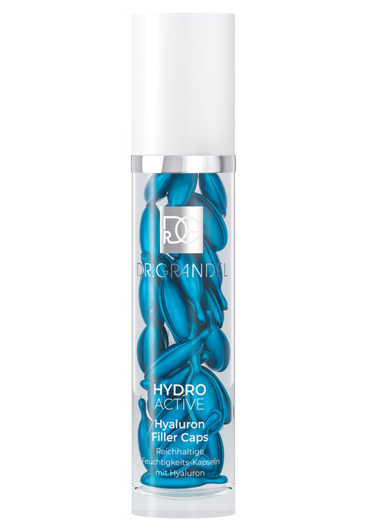 Dr. Grandel Hydro Active Hyaluron Filler Caps packaging ready for daily hydration routine.