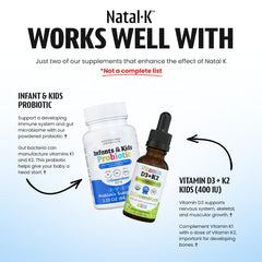 Natal K Drops easily mix with breast milk or formula for feeding