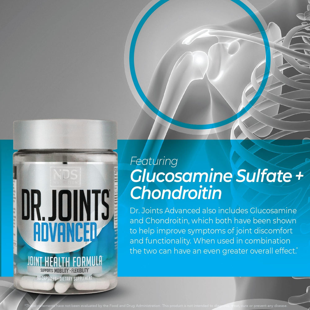 Dr. Joints Advanced bottle pouring capsules into hand demonstration