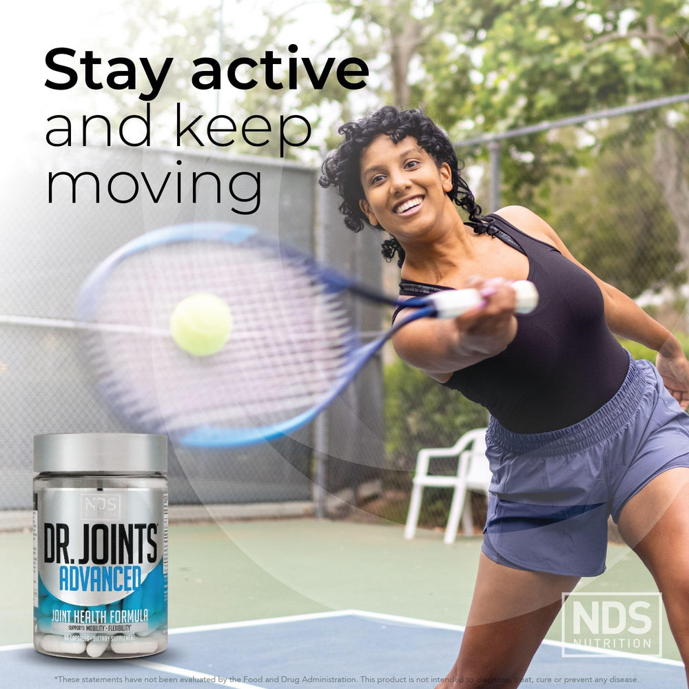 Dr. Joints Advanced FruiteX-B ingredient highlighted for potential joint comfort