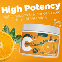 Dr. Keith's Own Super C with D-Ribose blend enhances energy-friendly vitamin C use