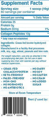 Dr. Kellyann collagen powder added to a smoothie for a subtle protein lift