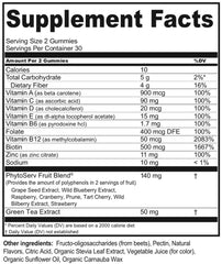 Dr. Kellyann Harmony Vitality Gummies close-up highlights texture for on-the-go nutrition.