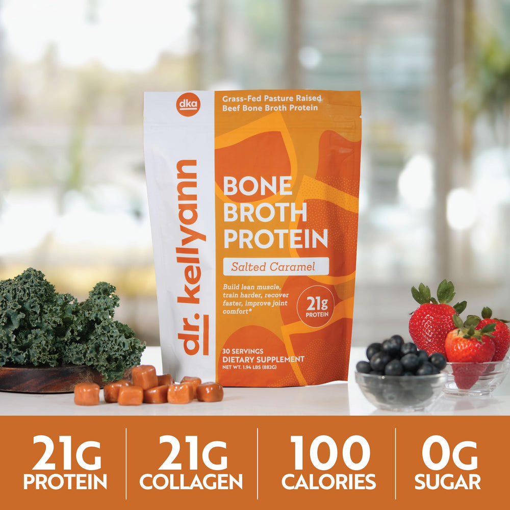 Dr. Kellyann prepared shake in a glass shows keto-friendly, low-carb option.