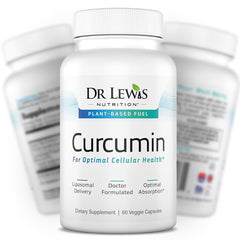 Dr Lewis Nutrition liposomal turmeric bottle ready for daily joint support.