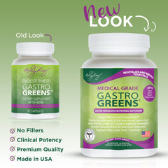 Green vegetables and wheat germ support a nutrient-rich blend
