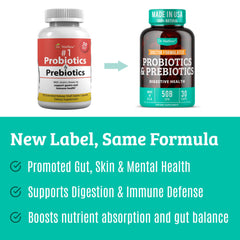 Lactobacillus gasseri and rhamnosus included for broad gut health support.