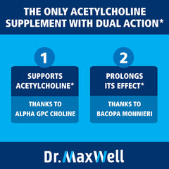 Ingredients view showing non-GMO vegan formulation from Dr. Maxwell