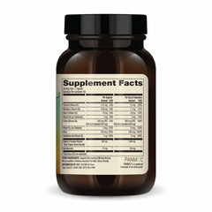 Etiqueta del Dr. Mercola Complejo B con Benfotiamina - información de ingredientes