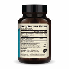 Dr Mercola Calcium D3 K2 capsules close-up emphasizes convenient once-daily use