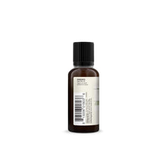 Dr. Mercola Organic Sage Essential Oil amber bottle closeup highlighting natural, pesticide-free sourcing