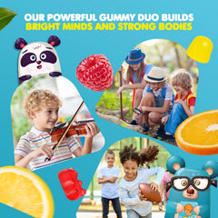 DR. MORITZ Bundle front view showing both gummy varieties for kids