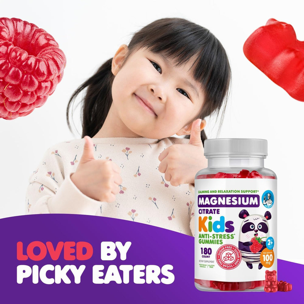 DR. MORITZ gummies with kids illustration suggesting kid-friendly chewables for daily routine.