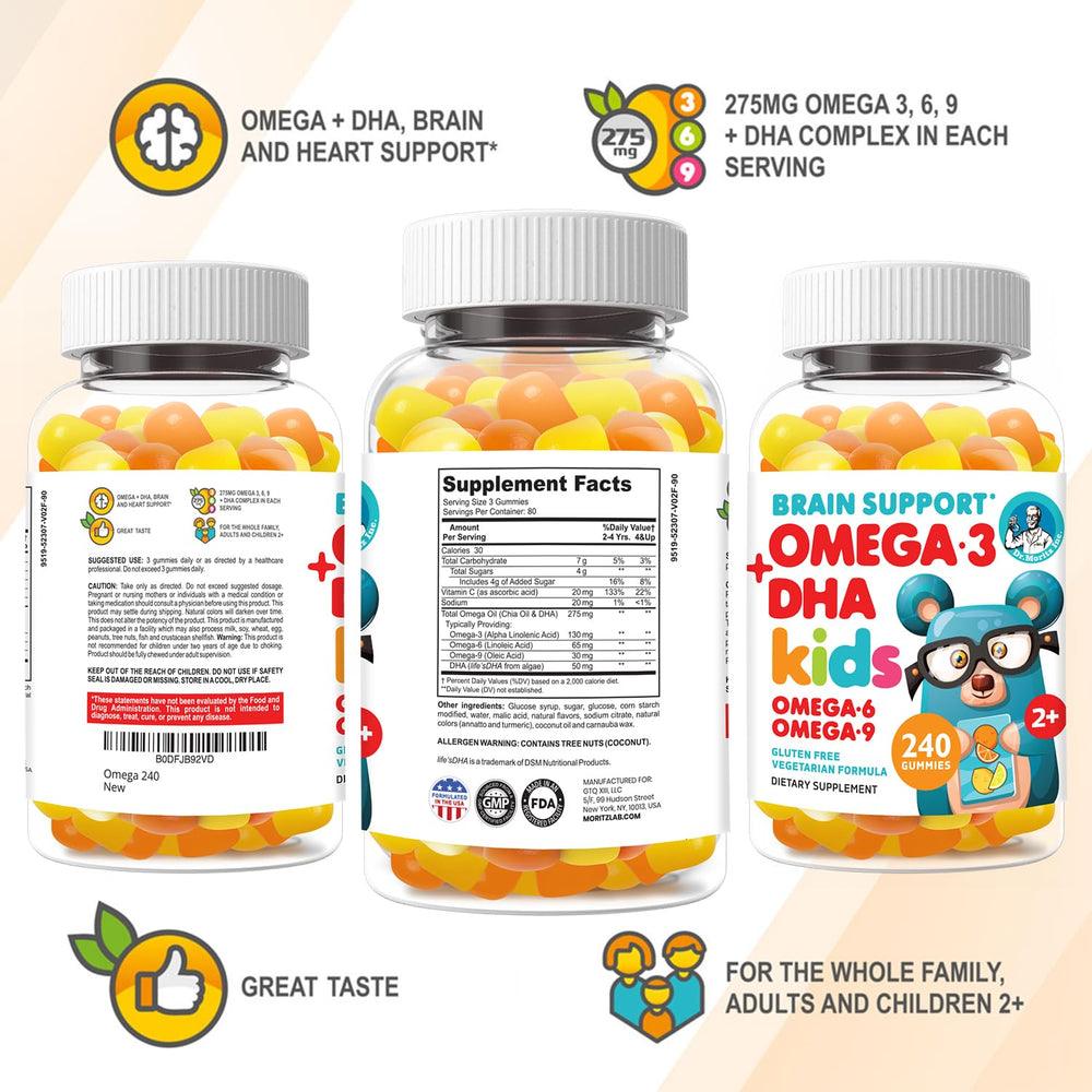 DR. MORITZ 240-count bottle no fish oil