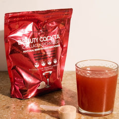 DR. NIGMA Beauty Cocktail powder blend image emphasizing electrolytes and marine peptide