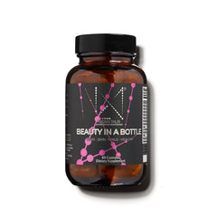 Dr. Nigma Beauty in a Bottle capsules closeup for healthier hair and nails