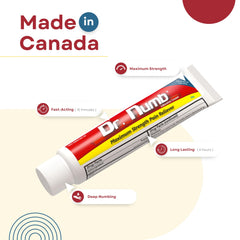 Dr. Numb texture close-up highlights oil-free, non-greasy formula.