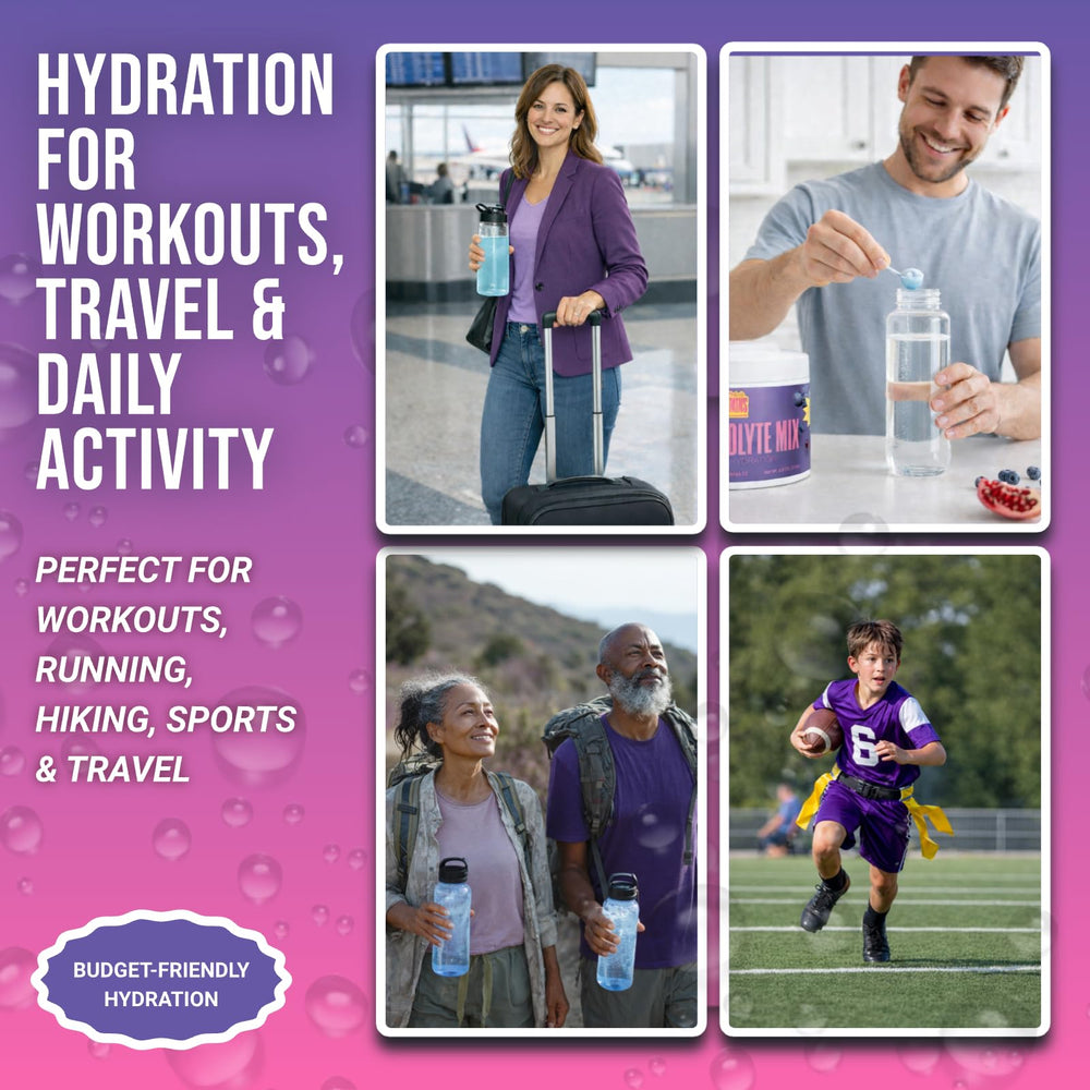 Dr. Price's Electrolytes 90-serving jar for long-term hydration
