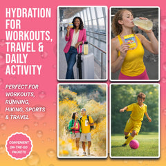 Dr Price's Electrolytes tropical packaging creative shot emphasizing keto-friendly hydration