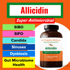 Dr. Rajsree Allicidin label close-up emphasizing quality standards