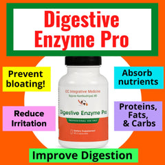 Dr. Rajsree Digestive Enzyme Pro bottle on kitchen counter for mealtime routine