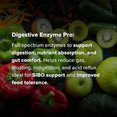Dr. Rajsree Digestive Enzyme Pro label showing quality standards