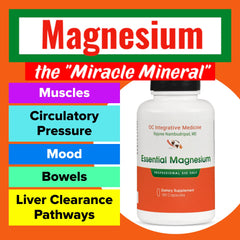 Dr. Rajsree Essential Magnesium box packaging on a shelf.