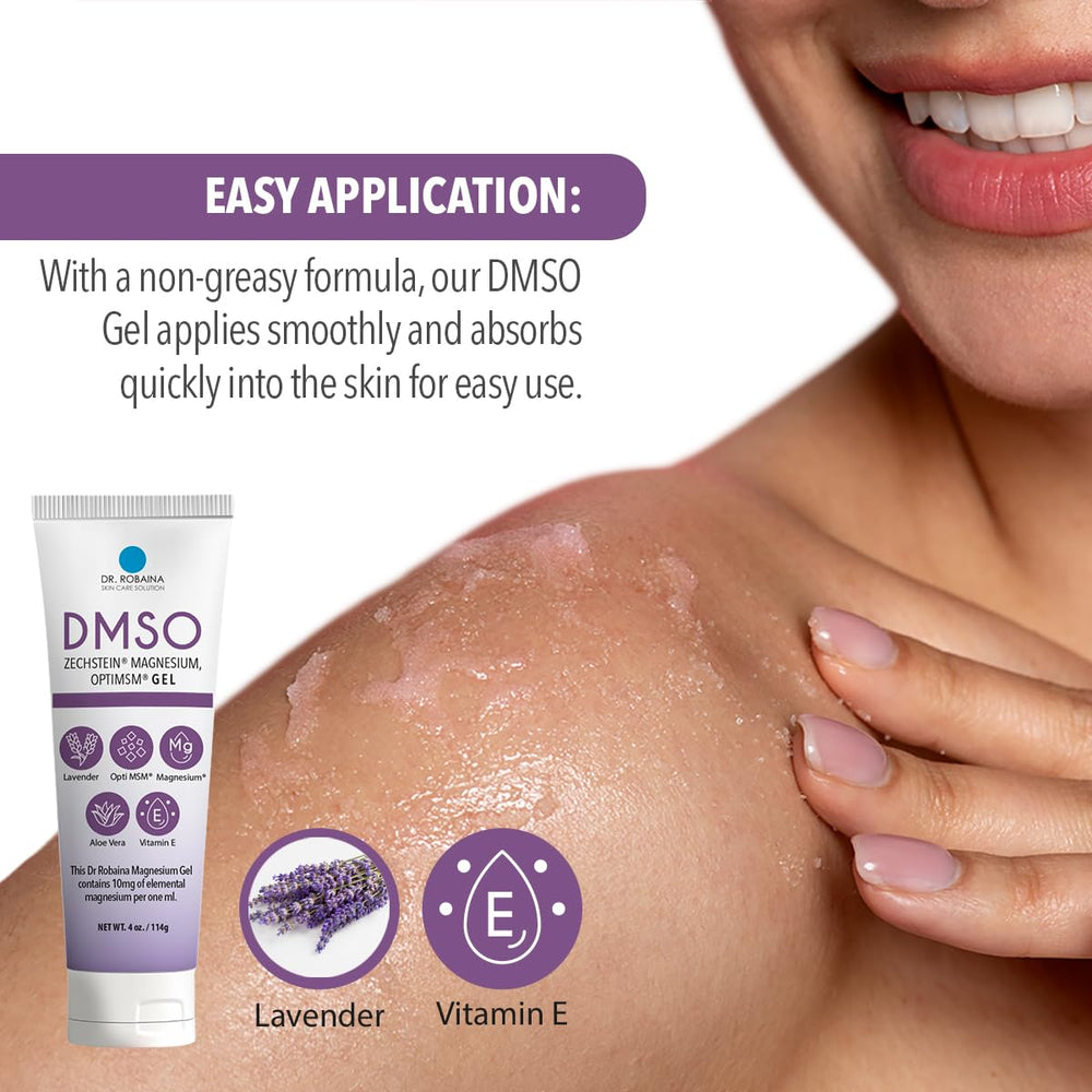 Dr Robaina DMSO Lavender Gel after a workout skin refresh