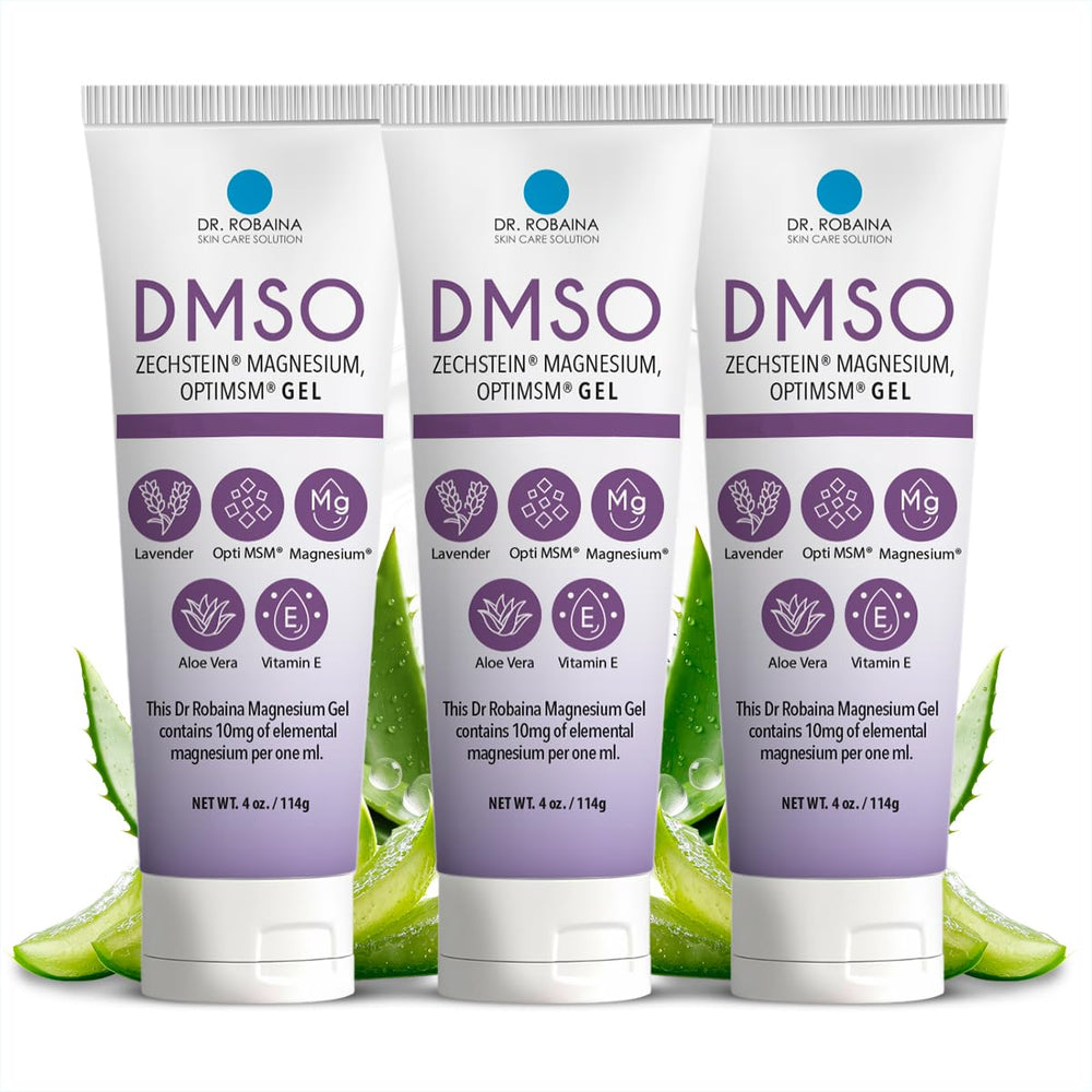 Dr Robaina DMSO Lavender Gel bottle close-up for cooling refresh