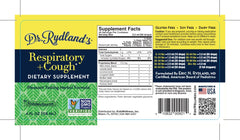 Dr. Rydland's organic palm glycerin sweetener for a mild taste profile.