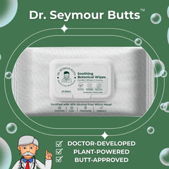 Dr. Seymour Butts Hemorrhoid Wipes soft texture designed for sensitive skin