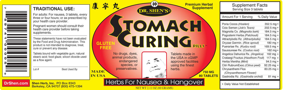 DR. SHEN'S branding on the label, trusted Chinese herbal remedy in a familiar bottle.