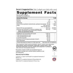 Dr. Sinatra Omega Q Plus 100 Resveratrol bottle back reveals ingredients and CoQ10