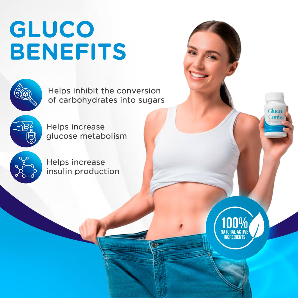 Dr. T Gluco Control tablet close-up for easy daily use.