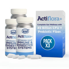 Dr. T Kendy Actiflora bottle front shows daily gut support.