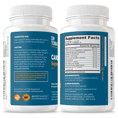 Dr. Tobias Candida Support probiotics-enzymes capsule display indicates digestion support.