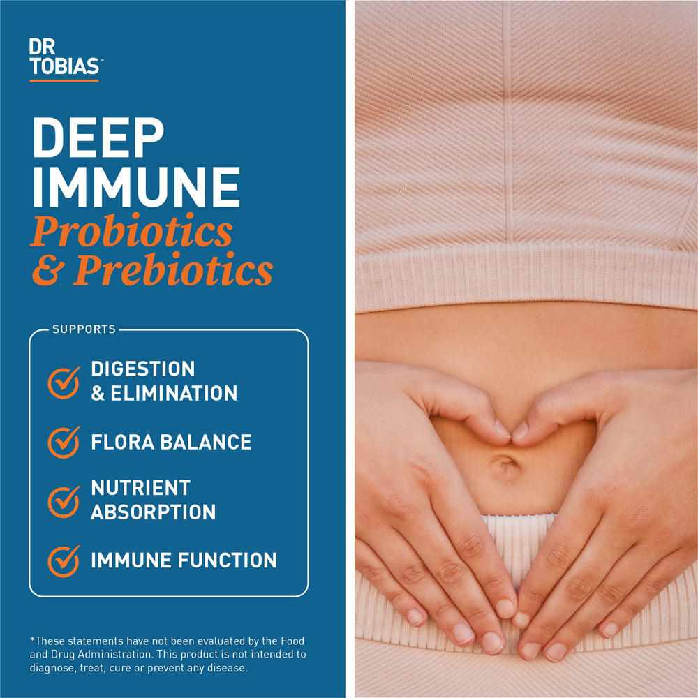 Dr. Tobias Deep Immune capsules ready for easy daily intake.