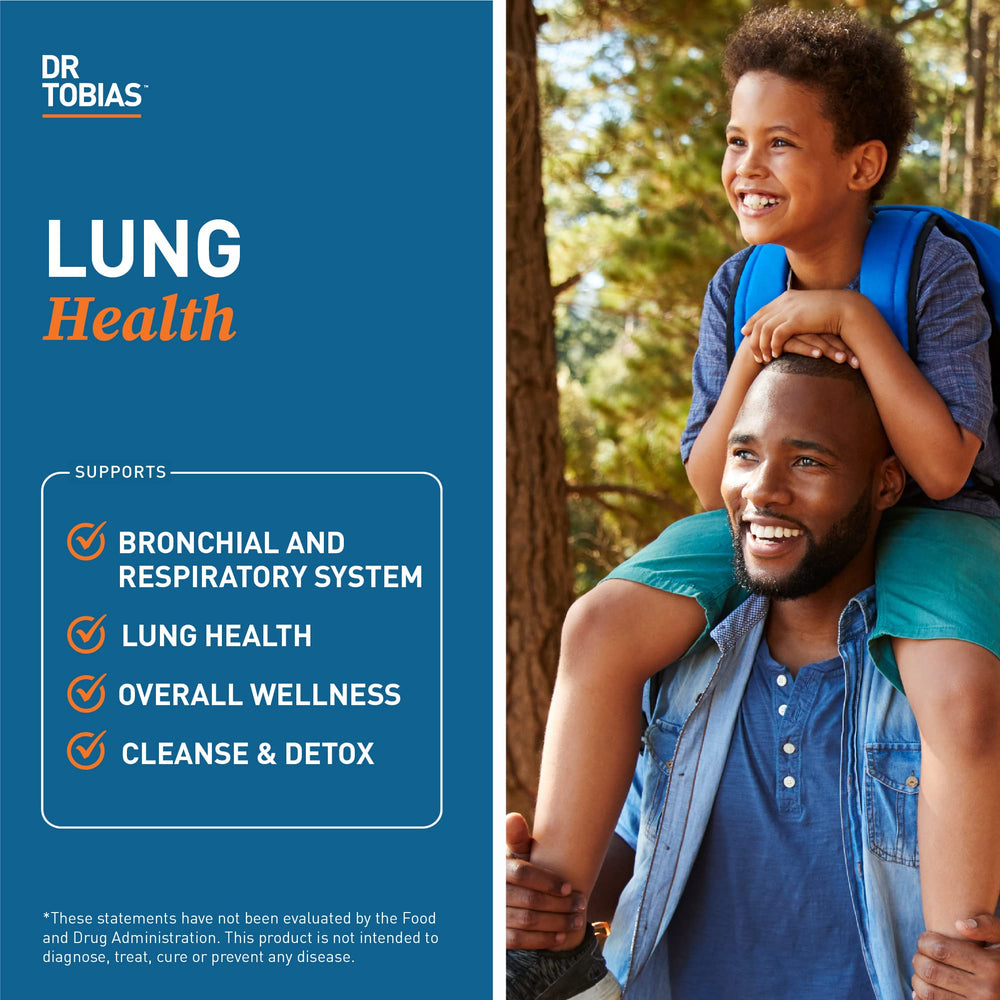 Dr. Tobias Lung Health capsules close-up for convenient daily use