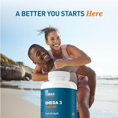 Dr. Tobias Omega-3 daily use scene illustrating easy inclusion in breakfast routine