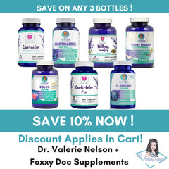 Dr. Valerie Nelson Wellness Booster ingredients section highlighting echinacea and elderberry