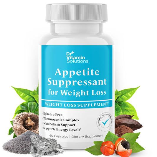 DR VITAMIN SOLUTIONS appetite suppressant bottle for convenient cravings control
