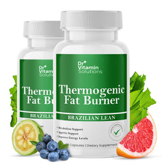 Dr Vitamin Solutions thermogenic fat burner capsule for energy and metabolism support.