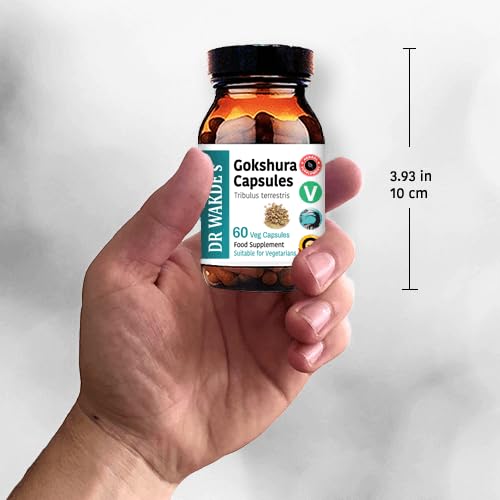 DR WAKDE'S Gokshura capsules sustainably sourced herb for responsible wellness.