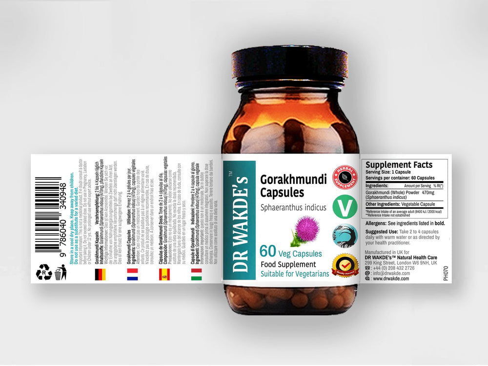Close-up of vegetarian capsule showing vegan, additive-free formula.