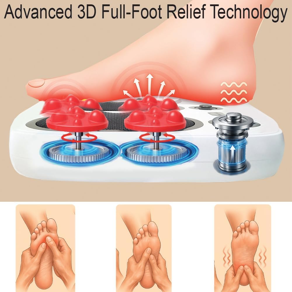 DR. WELL warmth feature activated for soothing relaxation during massage.